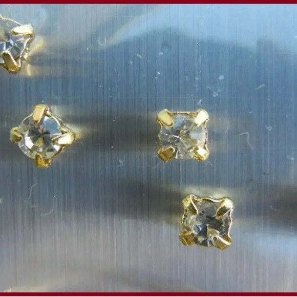 Six Pair Multipack Gold Tone Earrings - Picture 3 of 3